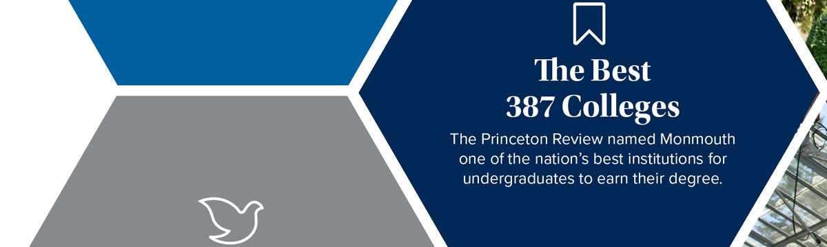 The Best 387 Colleges The Princeton Review named Monmouth one of the nation’s best institutions for undergraduates to earn their degree.