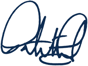 Dr. Patrick F. Leahy signature in dark blue