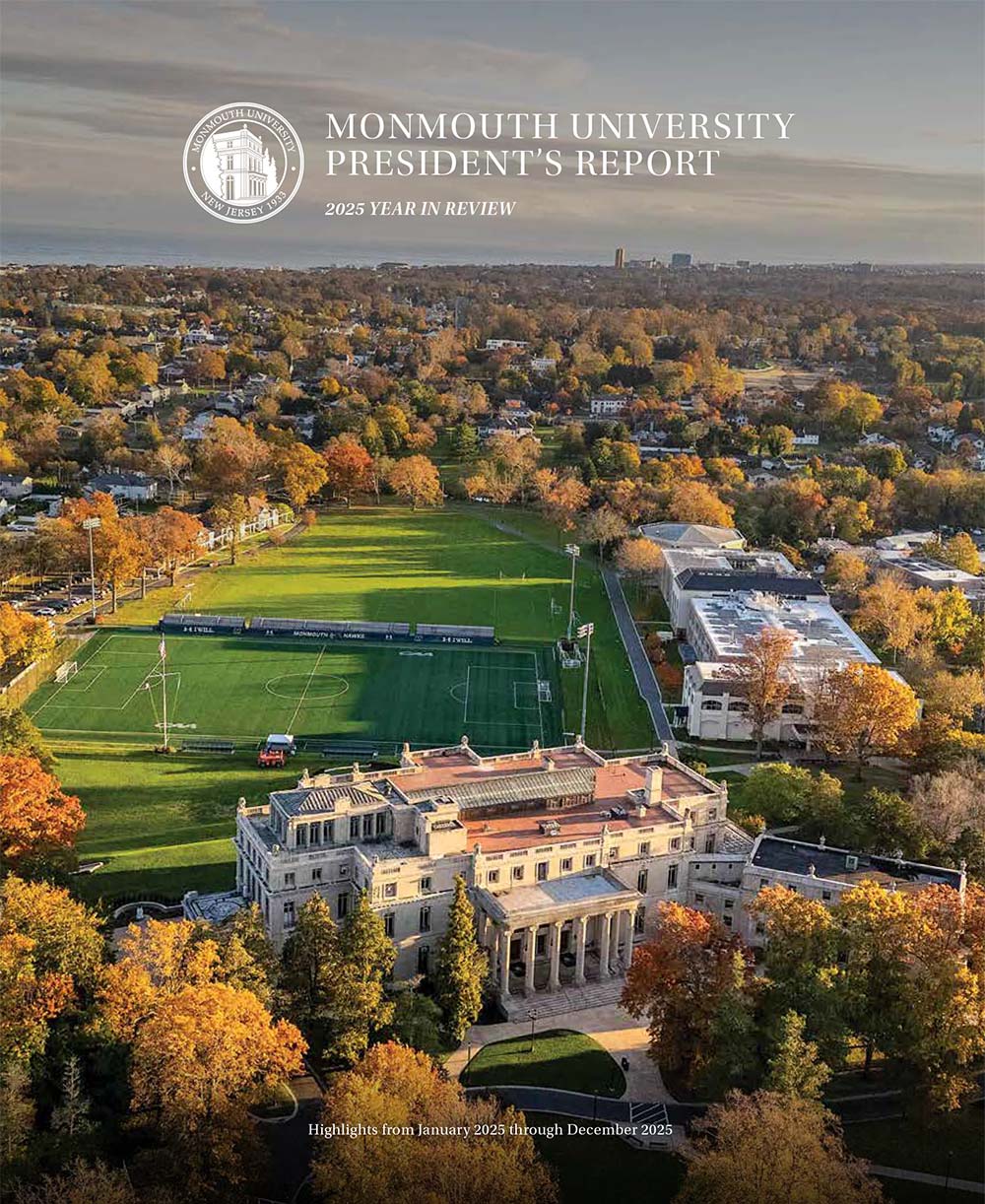 Monmouth University Presidents Report 2025 Year in Review cover